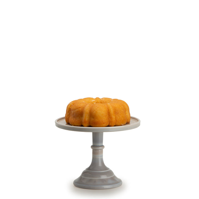 Small Glass Marble Cake Stand