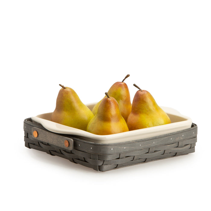 Pewter Medium Baking Dish Basket