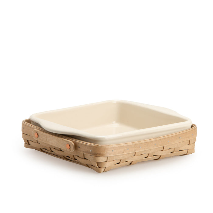 Light Brown Medium Baking Dish Basket