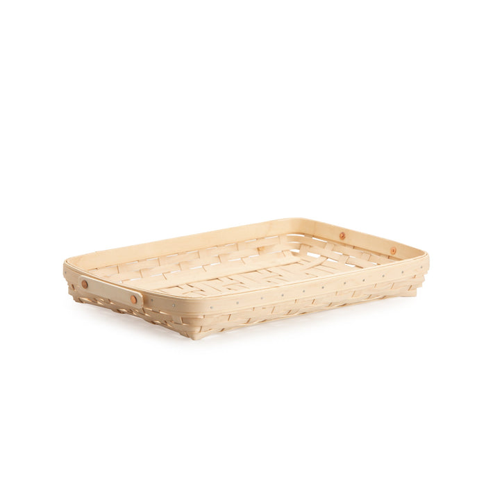 Whitewashed Large Baking Dish Basket