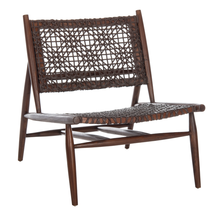 Brown Bandelier Accent Chair