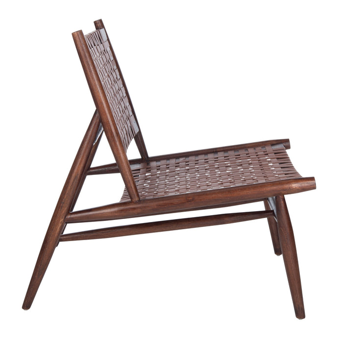 Cognac & Brown Soleil Accent Chair