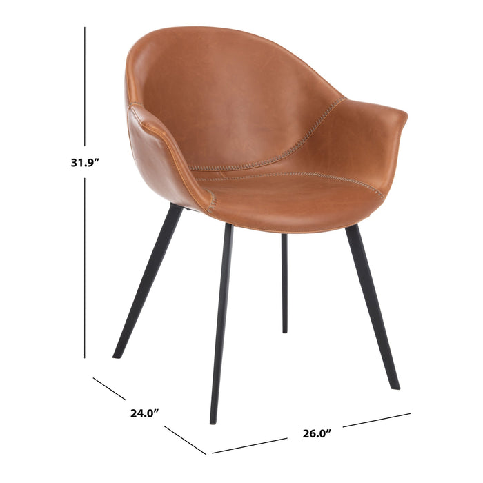 Cognac & Black Dublin Chair Set