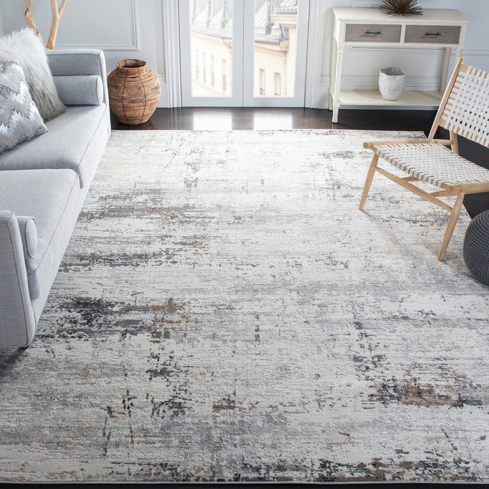 Ivory & Grey Large Ameila Modern Rug