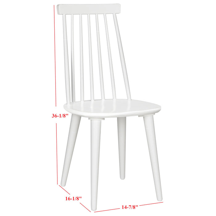 White Burris Side Chair Set