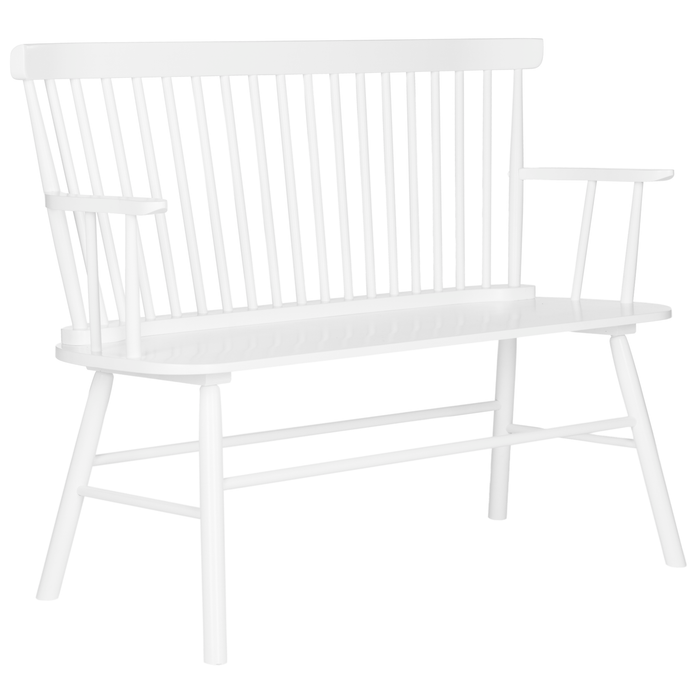 White Addison Loveseat