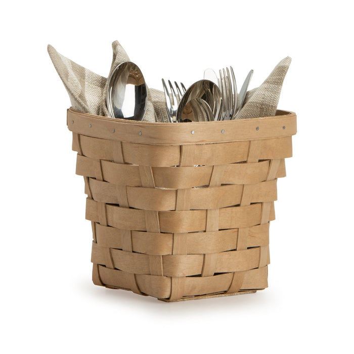 Light Brown Flare Utility Basket