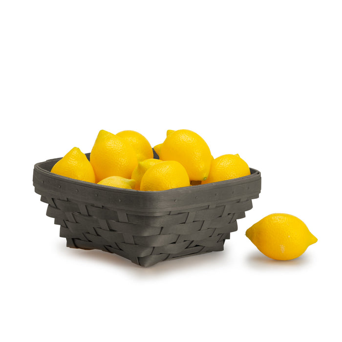 Pewter Short Flare Utility Basket