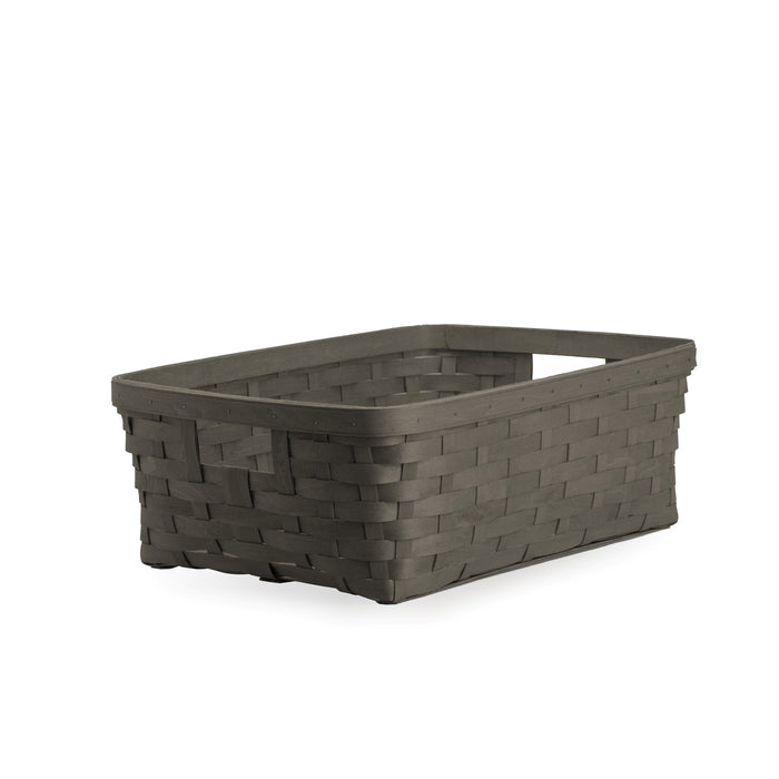 Pewter Large Rectangle Organizing Basket