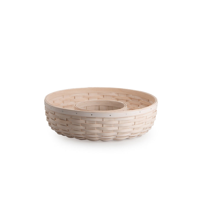 White Wreath Basket Set with Free Protector