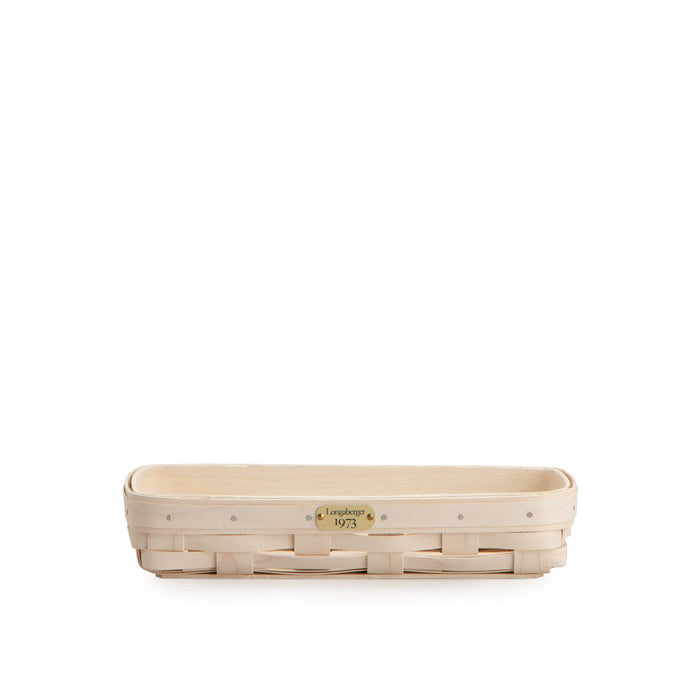 White 1973 Short Rectangle Organizing Basket Set with Free Protector