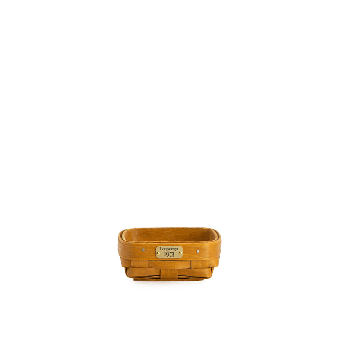 Warm Brown 1973 Short Square Organizing Basket Set with Free Protector