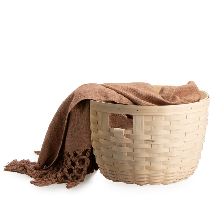 Whitewashed Corn Basket