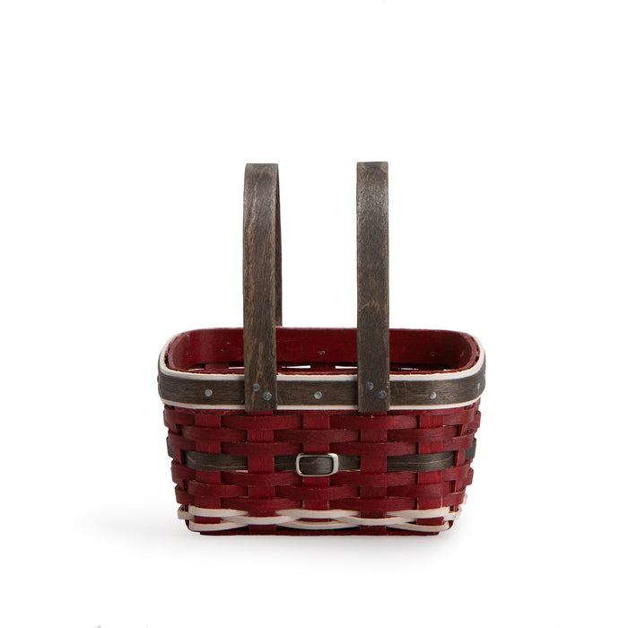 Miniature Santa Belly Square Basket