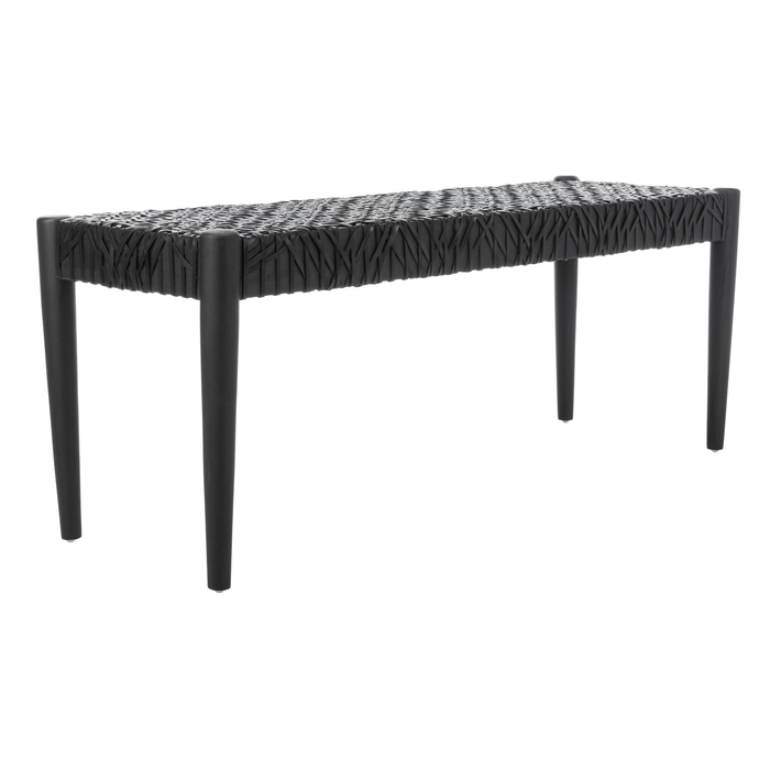 Black Bandelier Bench