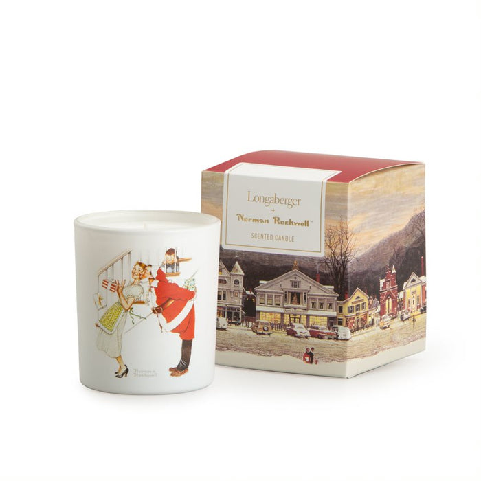 Norman Rockwell Christmas Surprise Holiday Candle