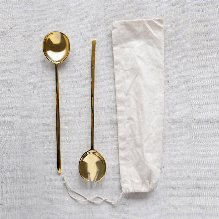 Brass Serving Set