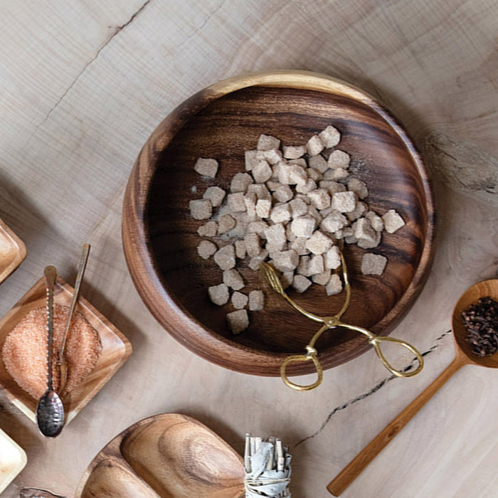 Acacia Wood Serving Bowl