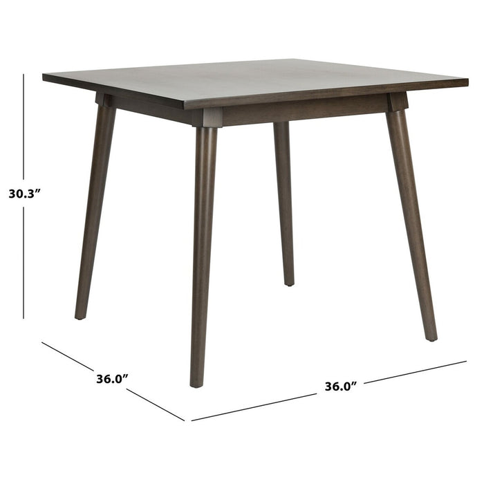 Grey Walnut Simone Square Dining Table