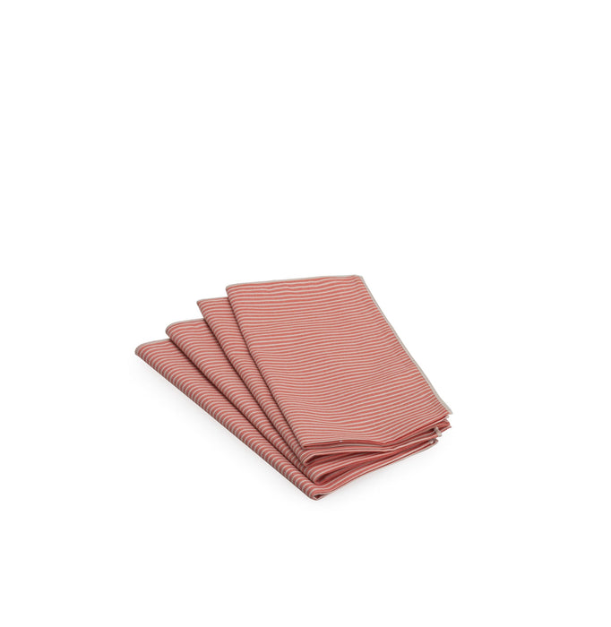 Red Chambray Napkin Set