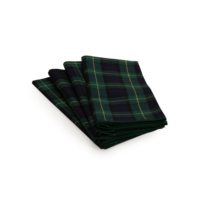 Forest Green Tartan Napkin Set