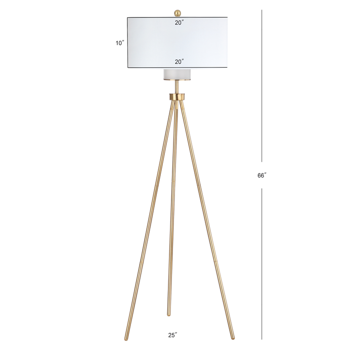 Brass Enrica Floor Lamp