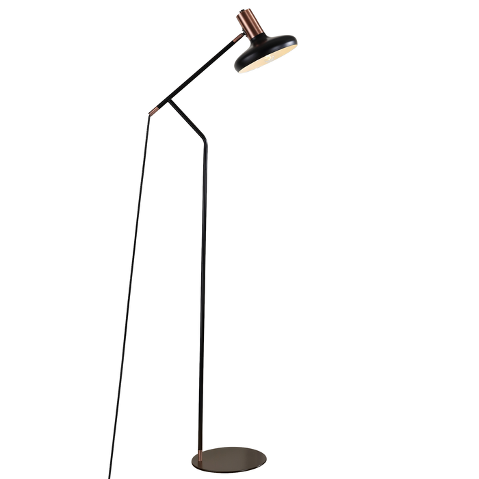 Copper & Black Amia Floor Lamp