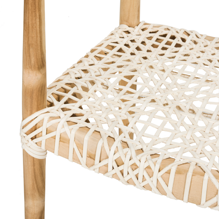 Light Oak Bandelier Arm Chair