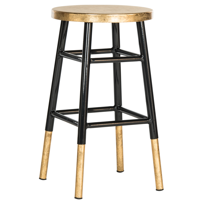 Black & Gold Emery Counter Stool