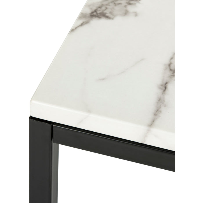 White & Grey Baize Coffee Table