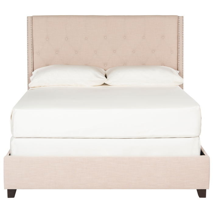 Light Beige Winslet Queen Bed