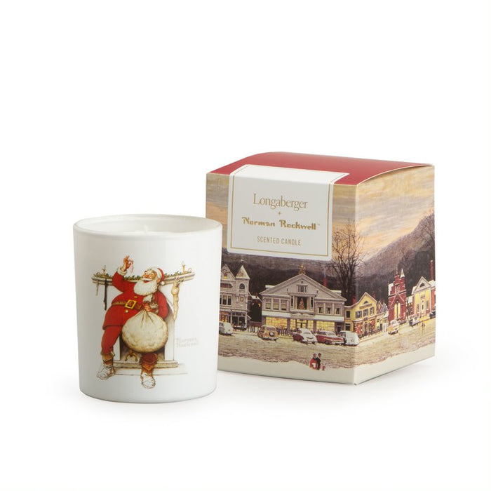 Norman Rockwell Filling the Stockings Holiday Candle