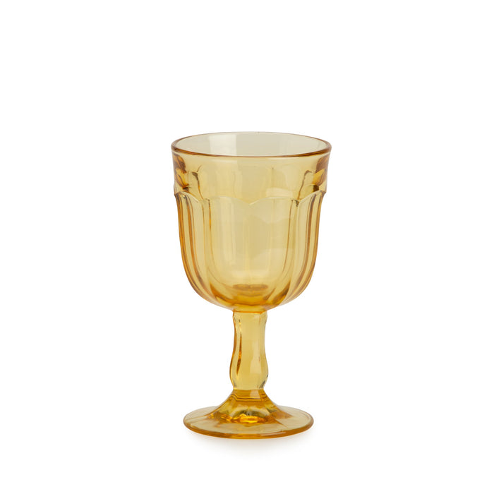 Honey Amber Arlington Goblet