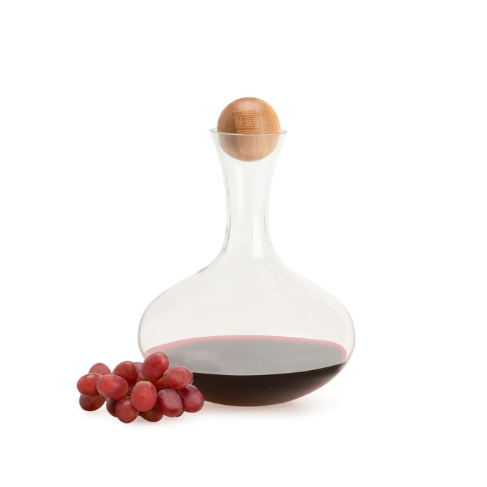 Nature Wine Carafe with Oak Stopper