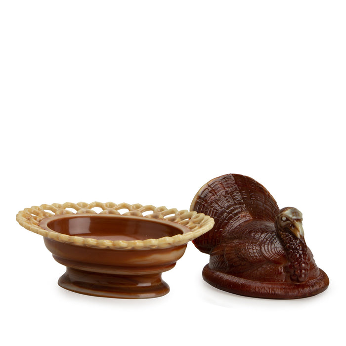Caramel Small Glass Turkey