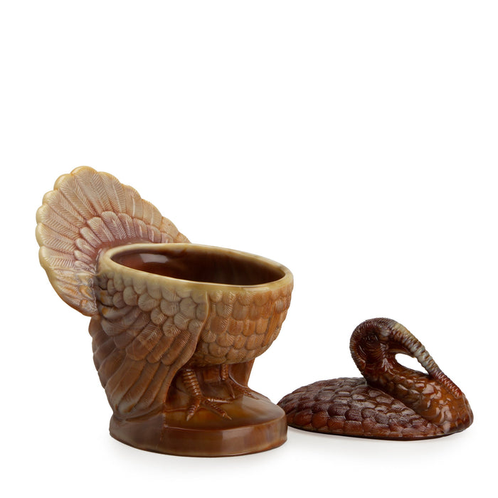 Caramel Large Glass Turkey