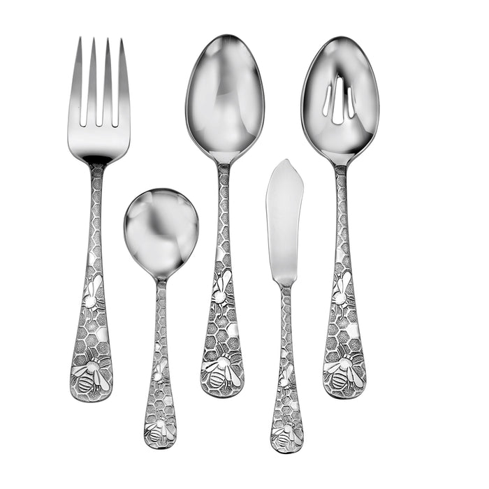 Honey Bee 45 Piece Flatware Set