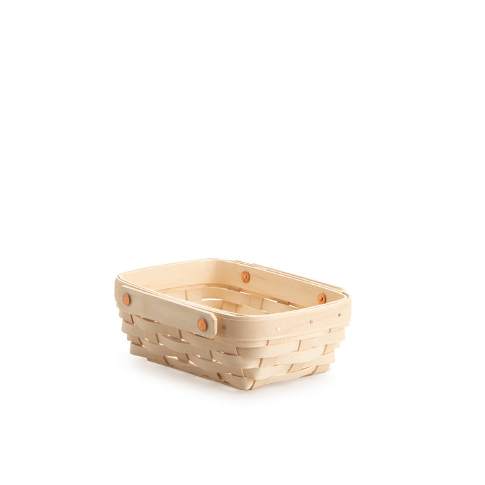 Whitewashed Small Baking Dish Basket
