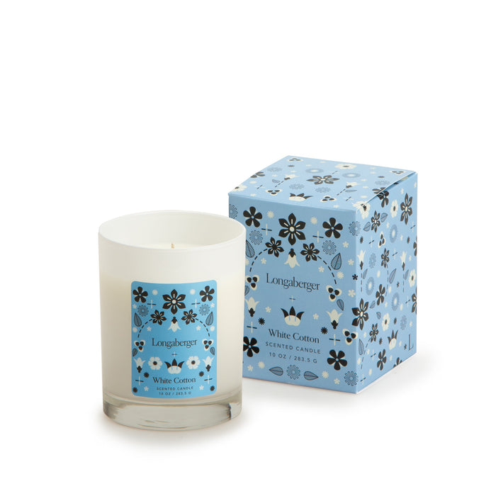 White Cotton Candle