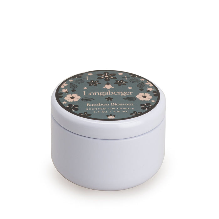 Bamboo Blossom Tin Candle