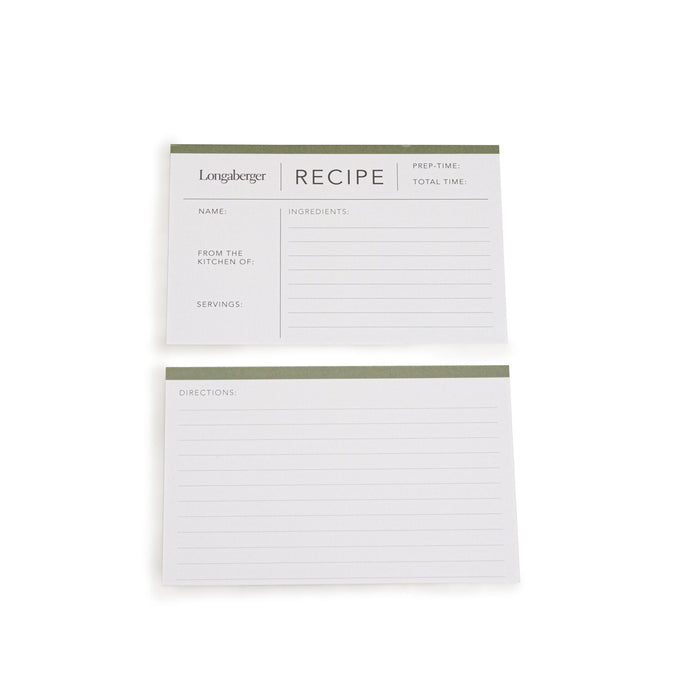 Recipe Cards Set of 50