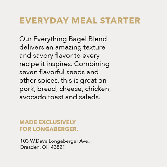 Longaberger Everything Bagel Blend Spice Mix