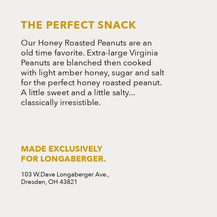 Longaberger Honey Roasted Peanuts