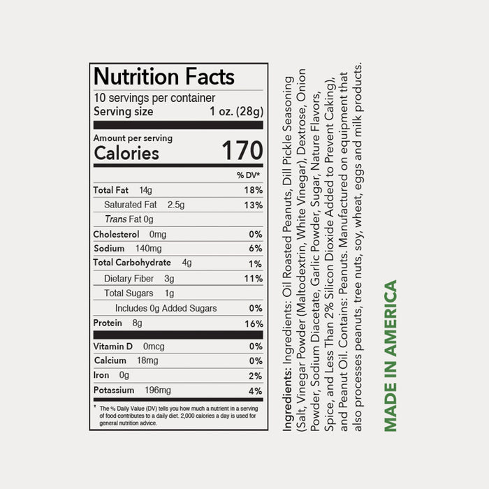 Longaberger Dill Pickle Peanuts