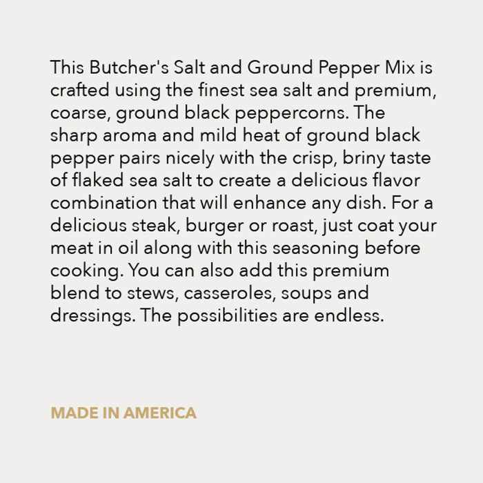 Longaberger Butcher's Salt and Ground Pepper Mix