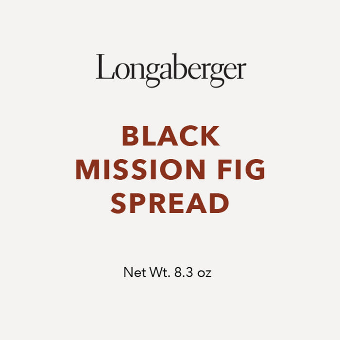 Longaberger Black Mission Fig Spread