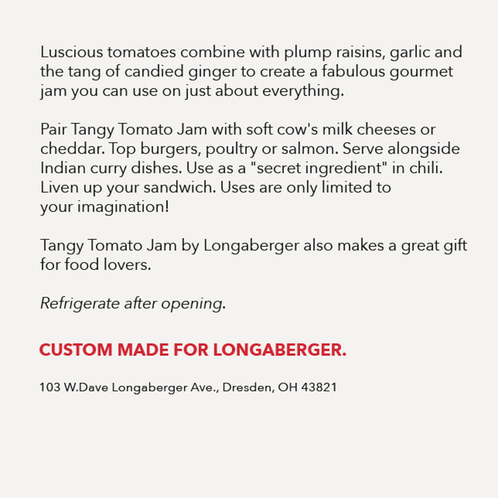 Longaberger Tangy Tomato Jam