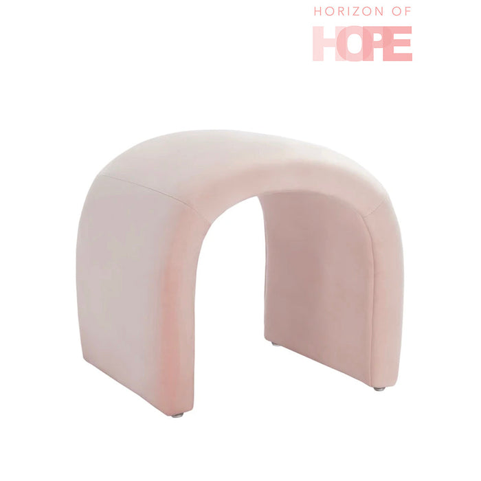 Light Pink Kibo Ottoman