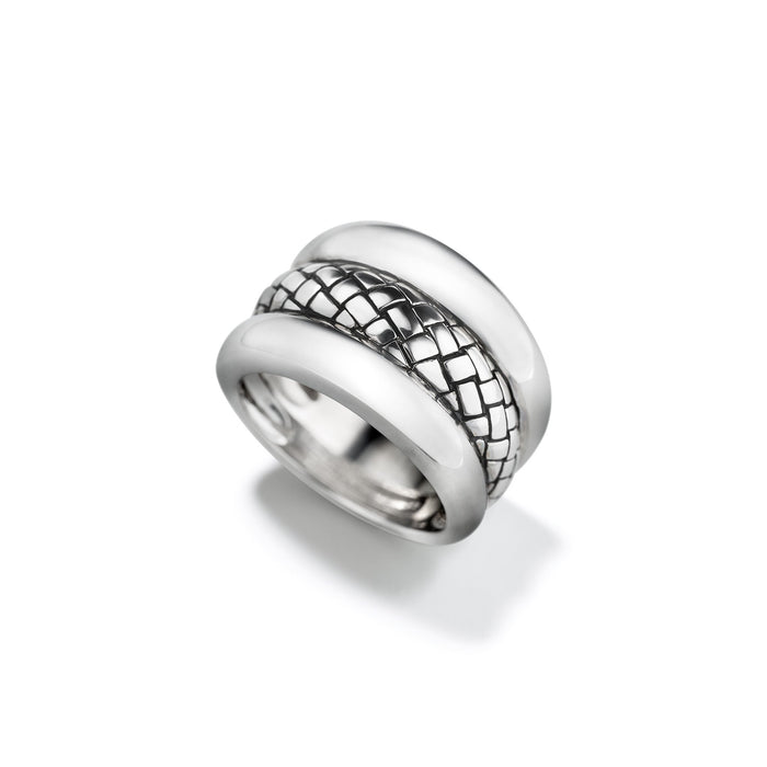 Basketweave Triple Band Ring