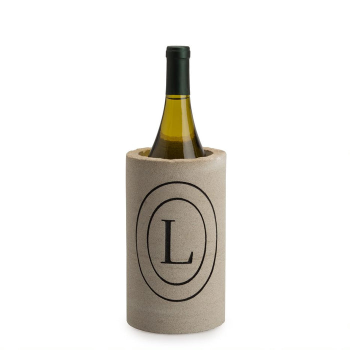 Natural Stone Longaberger Logo Round Wine Chiller